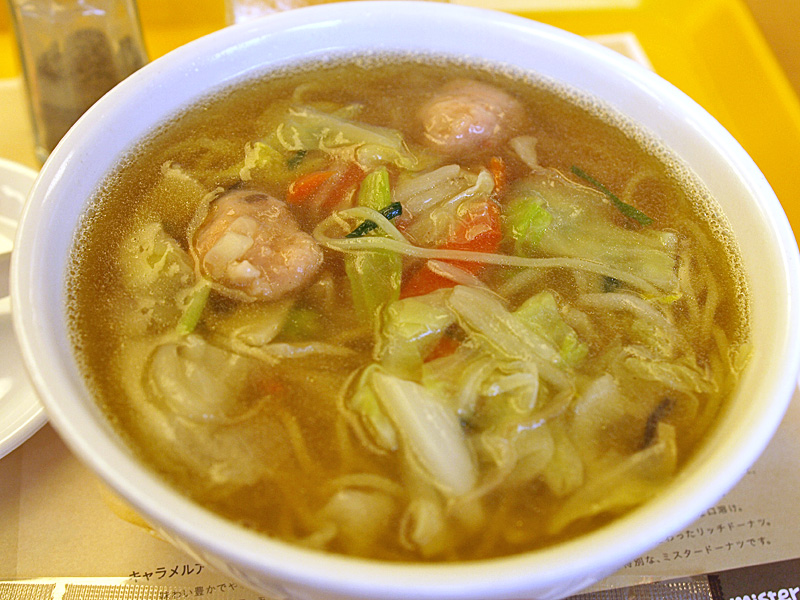 ミスタードーナツの海鮮野菜麺 おきぐる 沖縄タウン情報